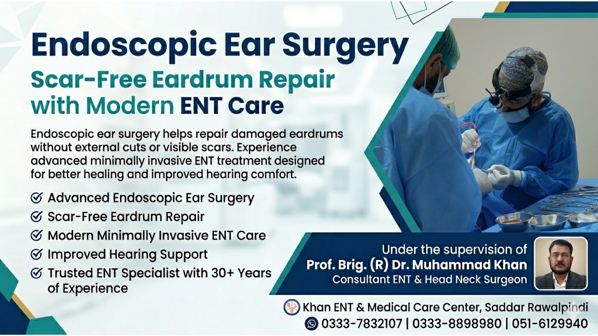 Endoscopic Ear Surgery for Scar-Free Eardrum Repair Endoscopic Ear Surgery for Scar-Free Eardrum Repair