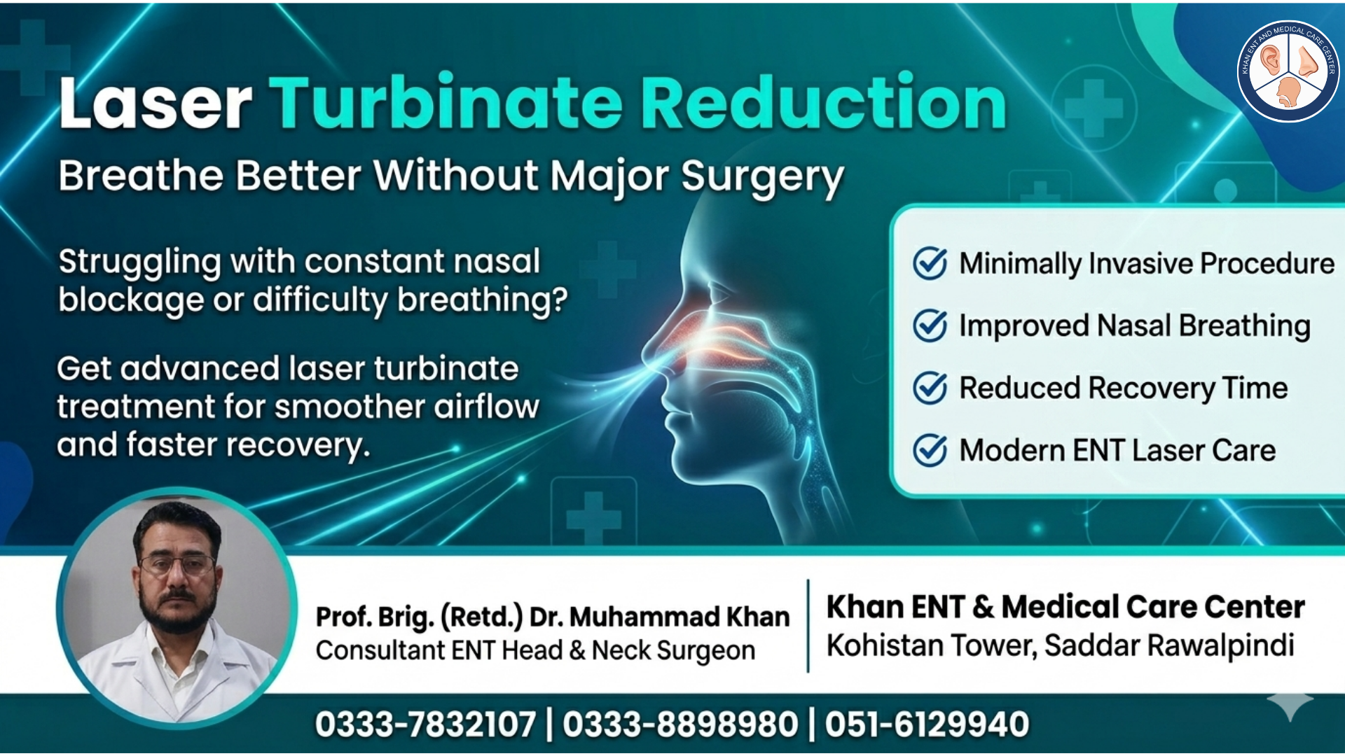 Laser Turbinate Reduction for Better Breathing