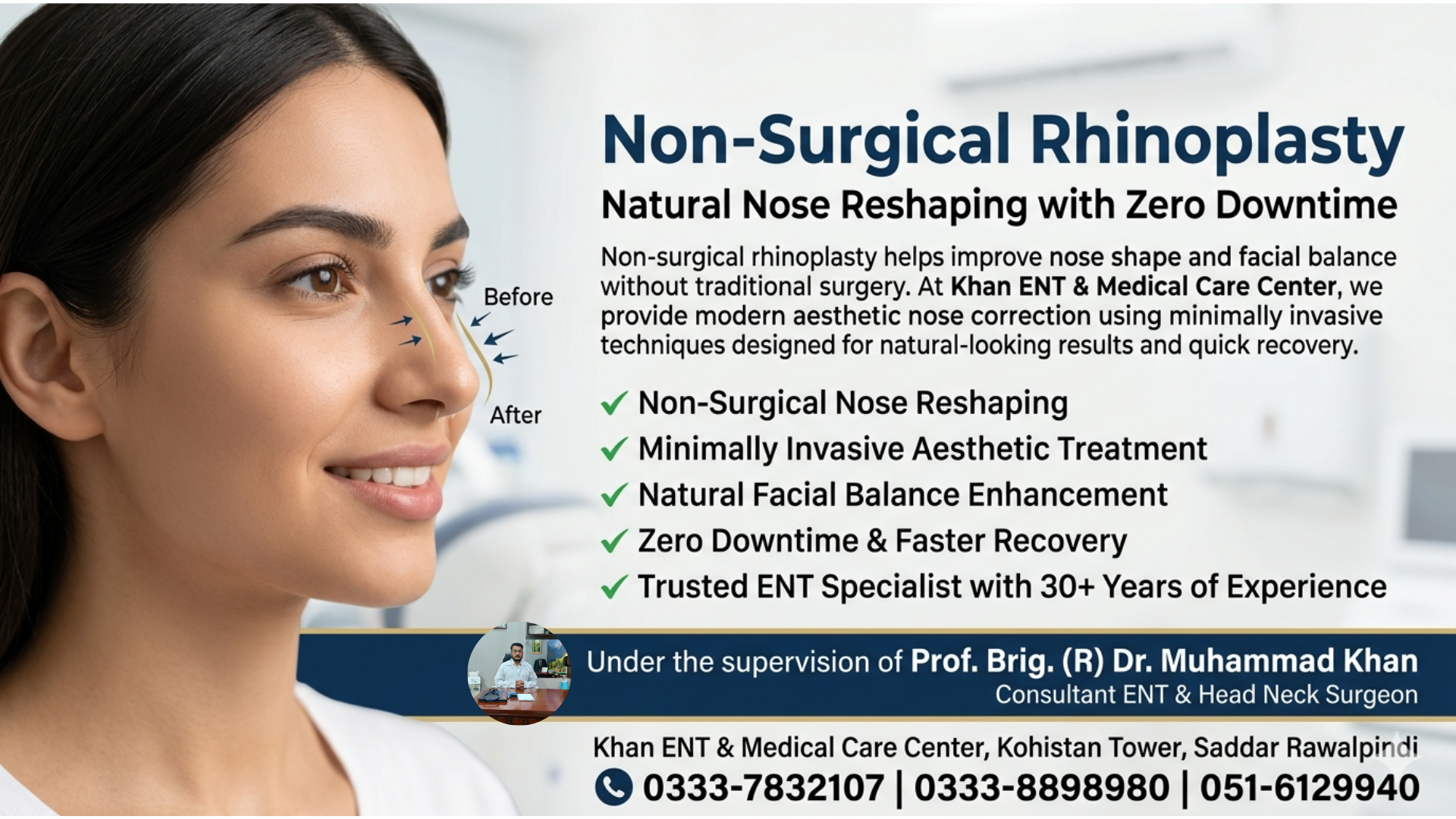 Non-Surgical Rhinoplasty for Natural Nose Reshaping Non-Surgical Rhinoplasty for Natural Nose Reshaping