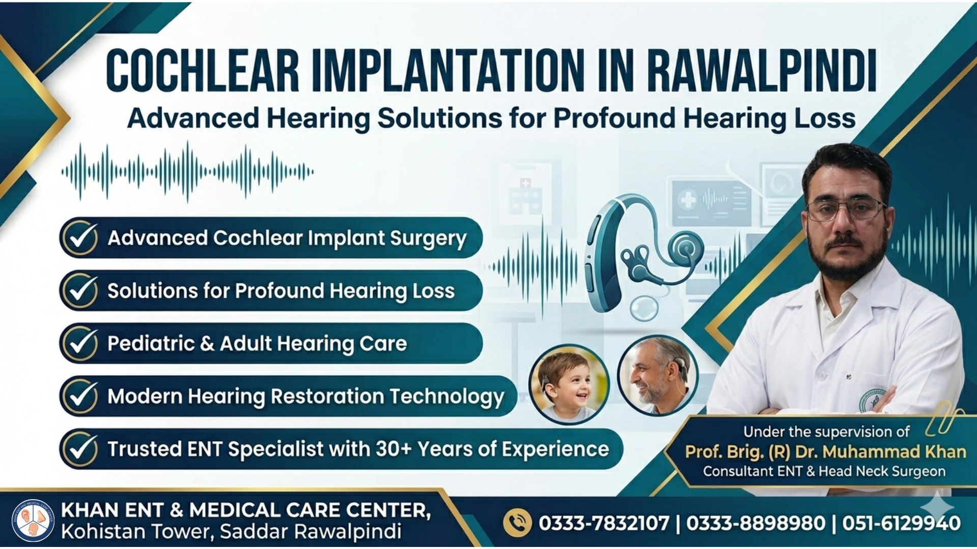 Cochlear Implantation in Rawalpindi for Better Hearing