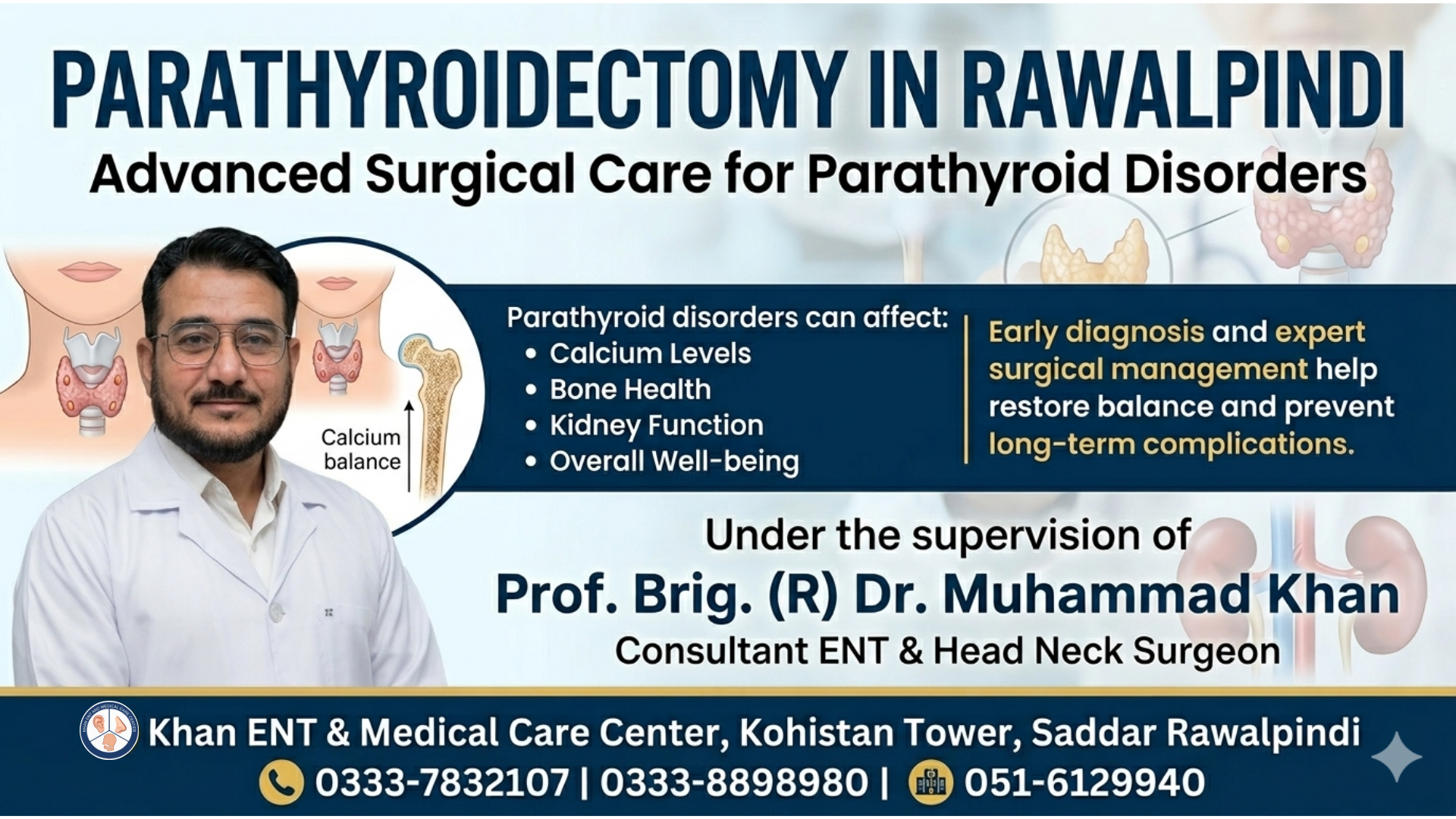 Parathyroidectomy in Rawalpindi for Parathyroid Disorders