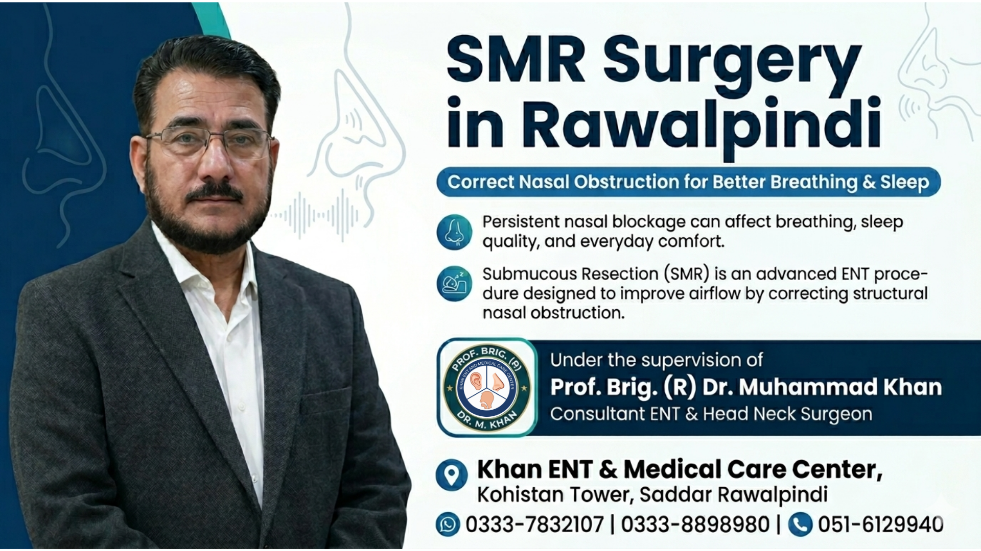 SMR Surgery in Rawalpindi - Correcting Nasal Obstruction for Better Sleep