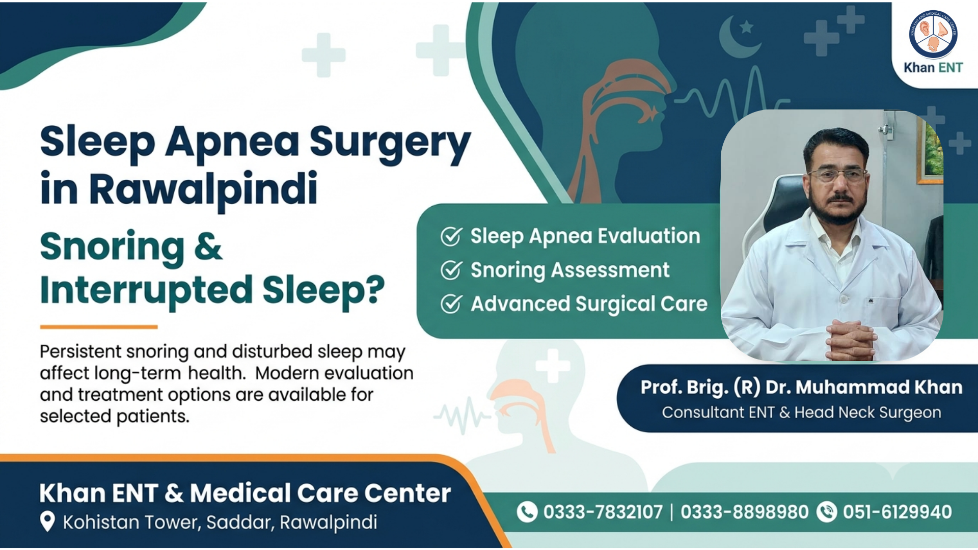Sleep Apnea Surgery in Rawalpindi - Solving Sleep Apnea for Better Long-term Health