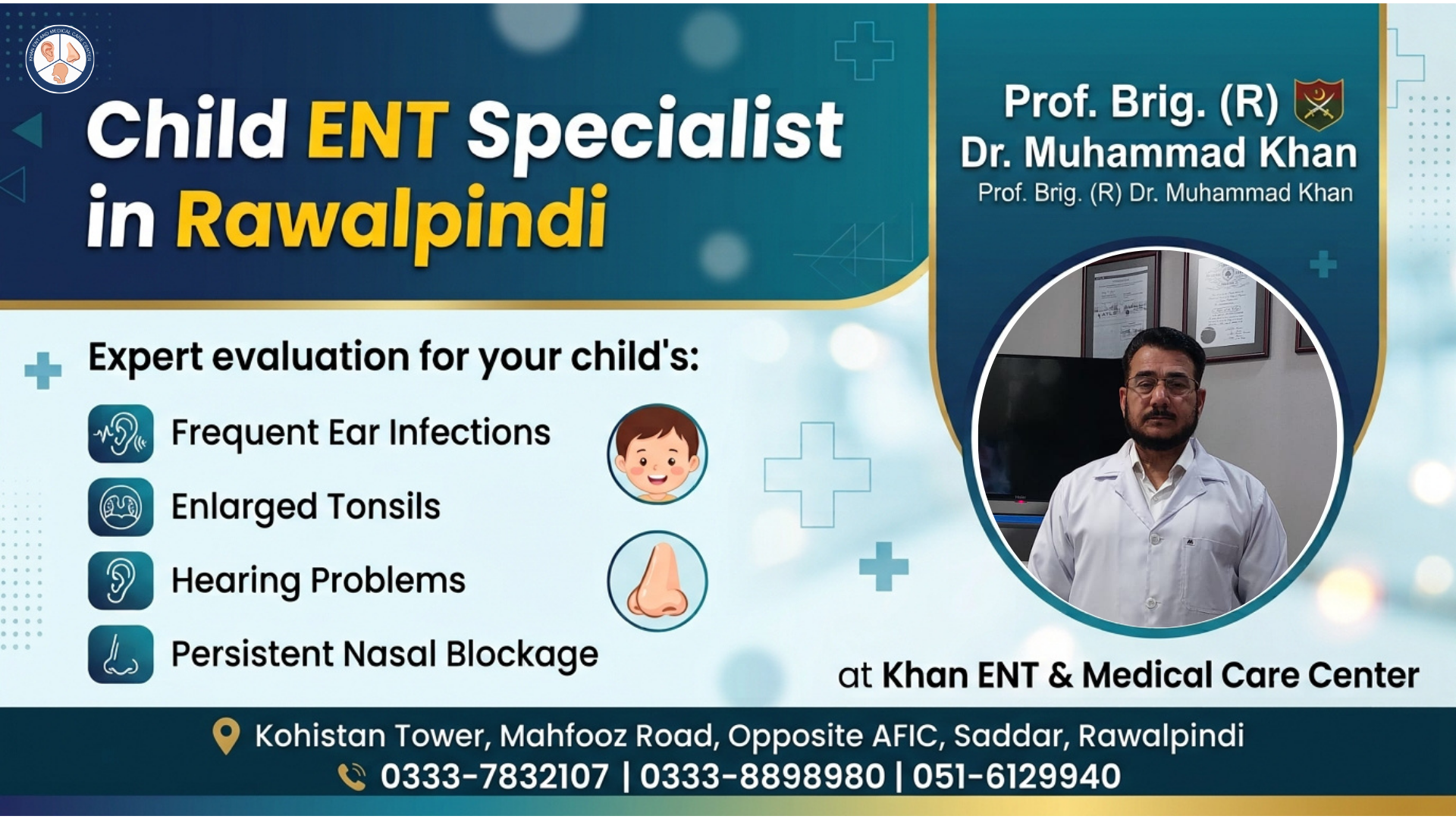 Child ENT Specialist Rawalpindi - Symptoms That Need Expert Evaluation