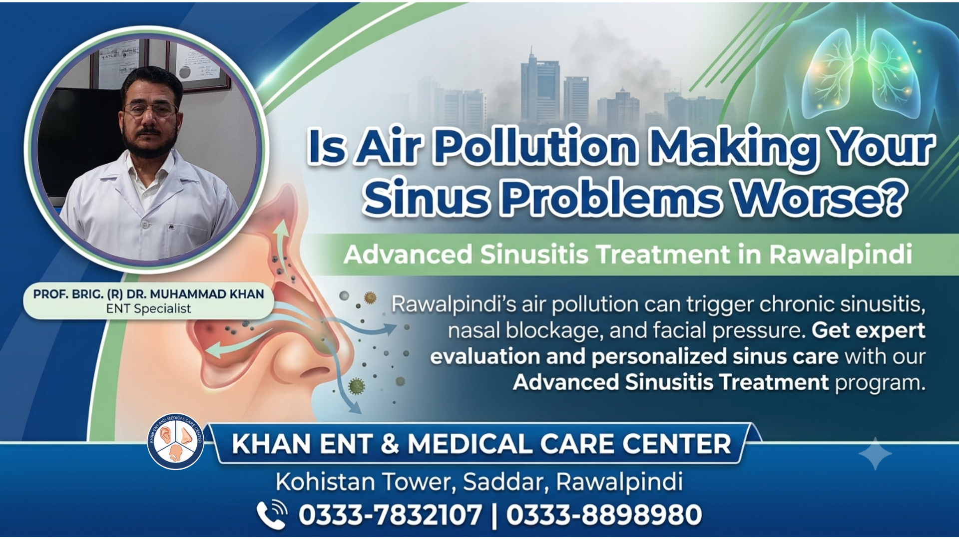 Pollution and Sinusitis – Managing Rawalpindi’s Air Quality and Your Health Pollution and Sinusitis - Managing Rawalpindi's Air Quality and Your Health