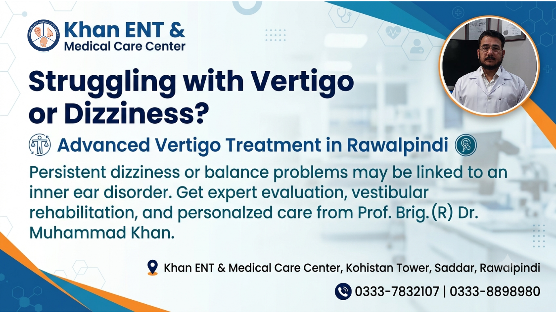 Vertigo Treatment Rawalpindi - Advanced ENT Care in Saddar