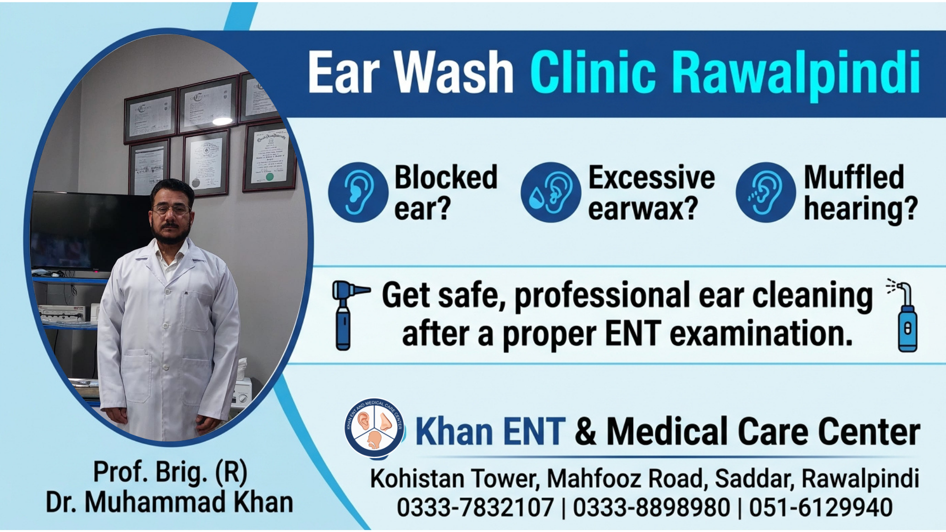 Ear Wash Clinic Rawalpindi