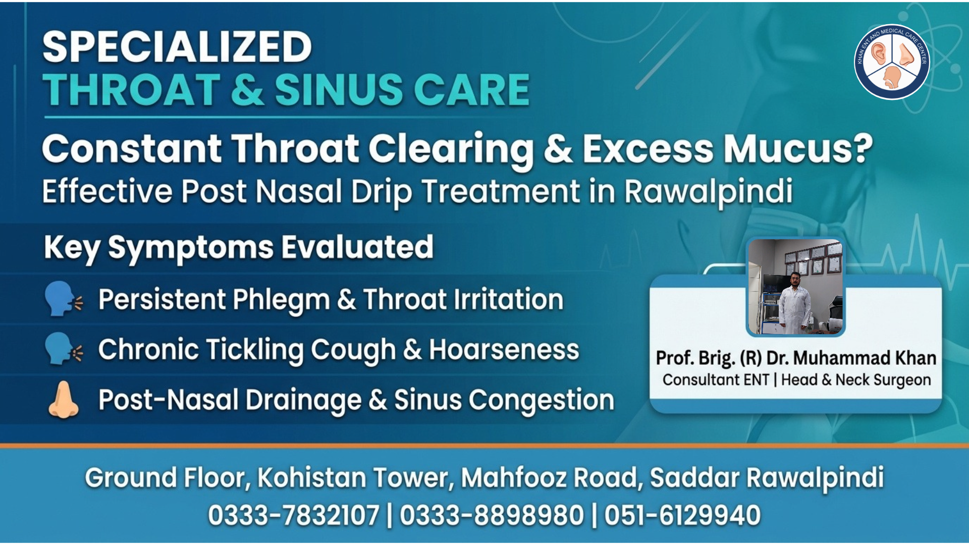 post nasal drip treatment in Rawalpindi
