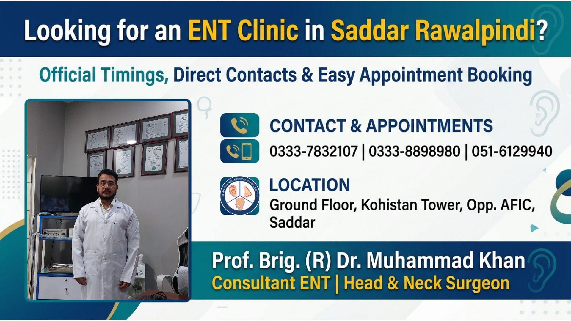 ENT clinic in Saddar Rawalpindi