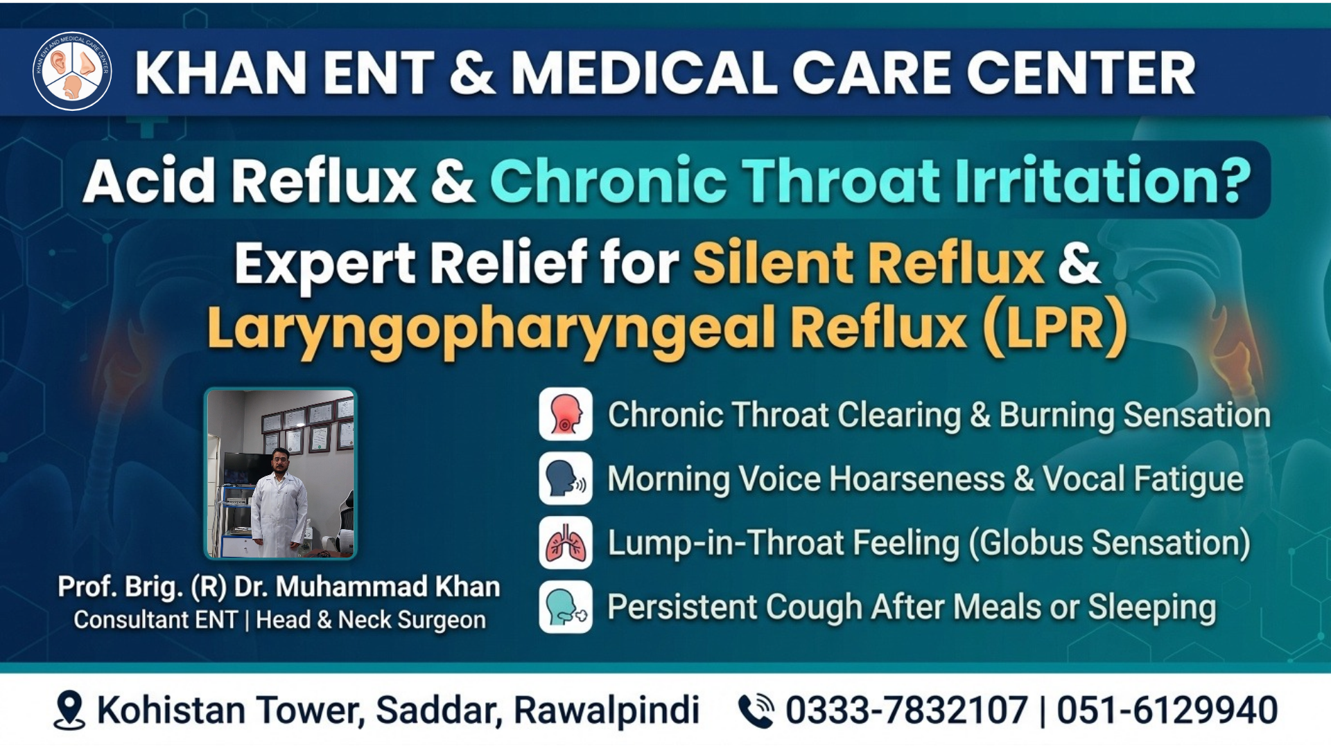 acid reflux throat treatment rawalpindi