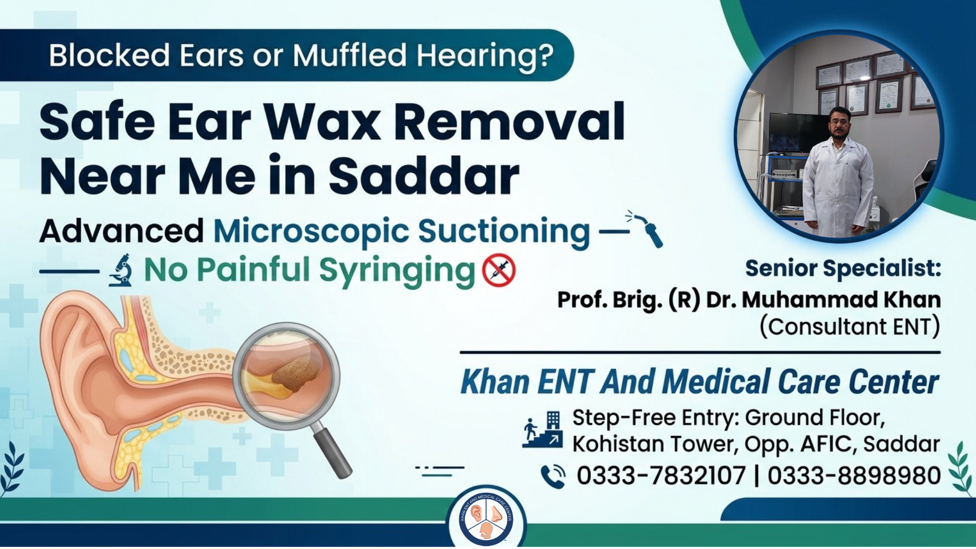 ear wax removal near me saddar